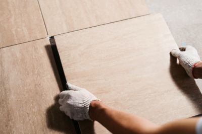 Porcelain Tile Installation detail